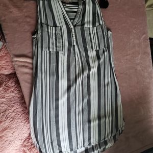 High-low shift dress